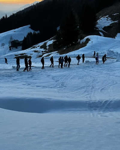 Ausflug Gerach Hütte Team